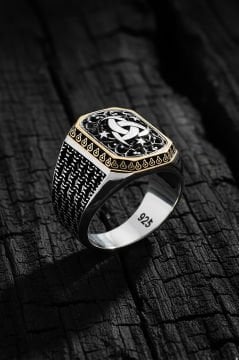 Teşkilat-ı Mahsusa Model Taşsız Gümüş Yüzük