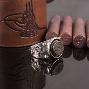 Orijinal Çanakkale Mermi Kovanı El İşi Yüzük