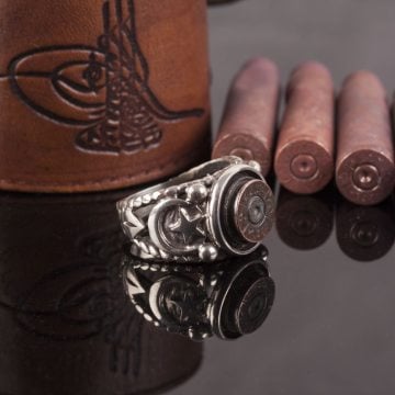 Orijinal Çanakkale Mermi Kovanı El İşi Yüzük