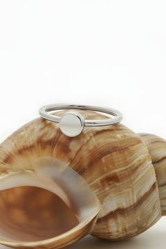 Sedef Taşlı El İşi Gümüş Yüzük