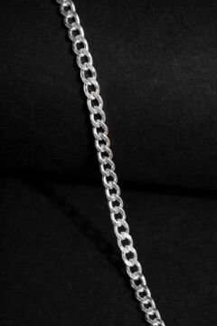 Gurmet Model Gümüş 2,90 mm Genişlik Bileklik