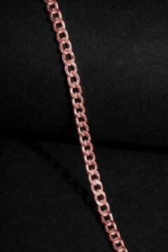 Gurmet Model Gümüş 2,90 mm Genişlik Bileklik 16 Cm - Rose Rengi