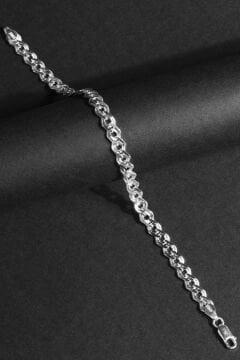 Nonna Model Gümüş 6,10 mm Genişlik Bileklik