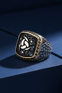 Benekli Model Teşkilat-ı Mahsusa Taşsız Yüzük