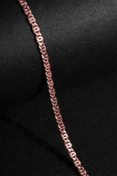Kaplangözü Model Gümüş 2,00 mm Genişlik Bileklik 18 Cm - Rose Rengi