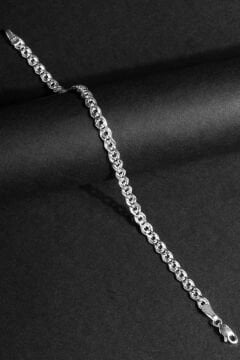 Nonna Model Gümüş 4,85 mm Genişlik Bileklik