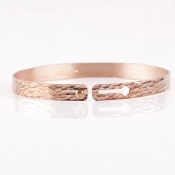 El İşi Dövme Model Gümüş Bileklik