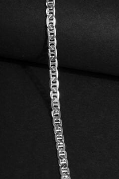 Barlı Forsa Model Gümüş 4,10 mm Genişlik Bileklik