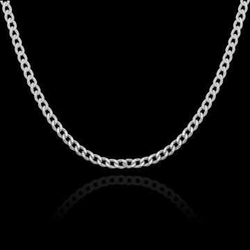 Gurmet Model Gümüş Zincir 2,20 mm Genişlik