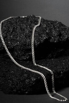 Gurmet Model Gümüş Zincir 3,75 mm Genişlik