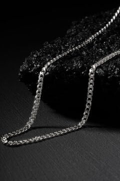 Gurmet Model Gümüş Zincir 3,75 mm Genişlik