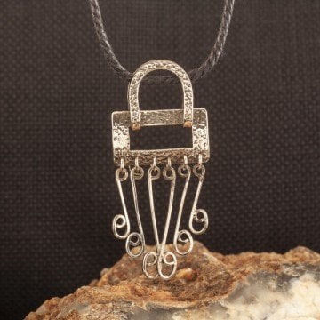 Özel Tasarım El İşi Gümüş Kolye Ucu