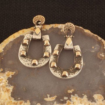 Özel Tasarım El İşi Gümüş Küpe