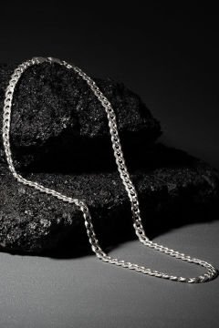 Gurmet Model Gümüş Zincir 7,40 mm Genişlik