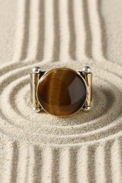 Kaplangözü Taşlı Atılgan Model Gümüş Yüzük