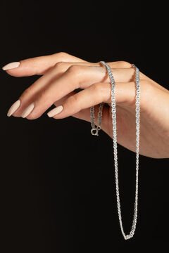 Kaplangözü Model Gümüş Zincir 3,30 mm Genişlik