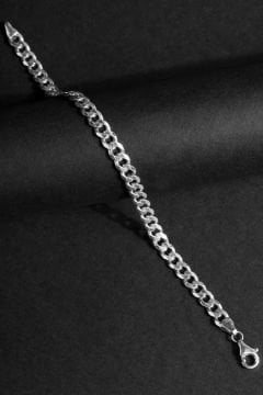 Gurmet Model Gümüş 5,40 mm Genişlik Bileklik