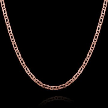 Kuşgözü Model Gümüş Zincir 1,95 mm Genişlik 60 Cm - Rose Rengi