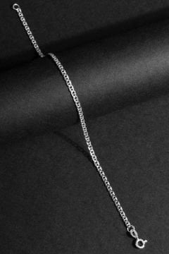 Barlı Model Gümüş 2,35mm Genişlik Bileklik