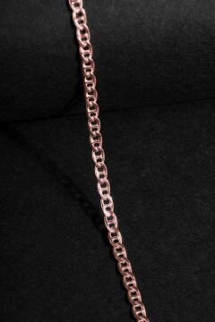 Barlı Model Gümüş 2,35mm Genişlik Bileklik 16 Cm - Rose Rengi