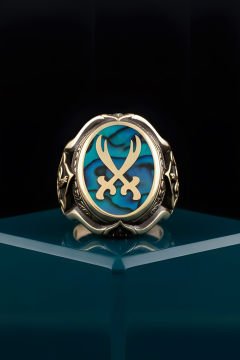 Küçük Boy Zambak Okyanus Sedefi Zülfikar Yüzük