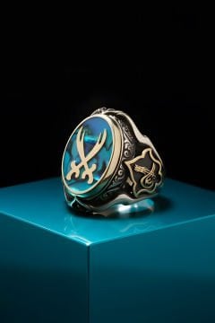 Küçük Boy Zambak Okyanus Sedefi Zülfikar Yüzük