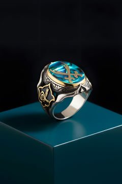 Küçük Boy Zambak Okyanus Sedefi Zülfikar Yüzük