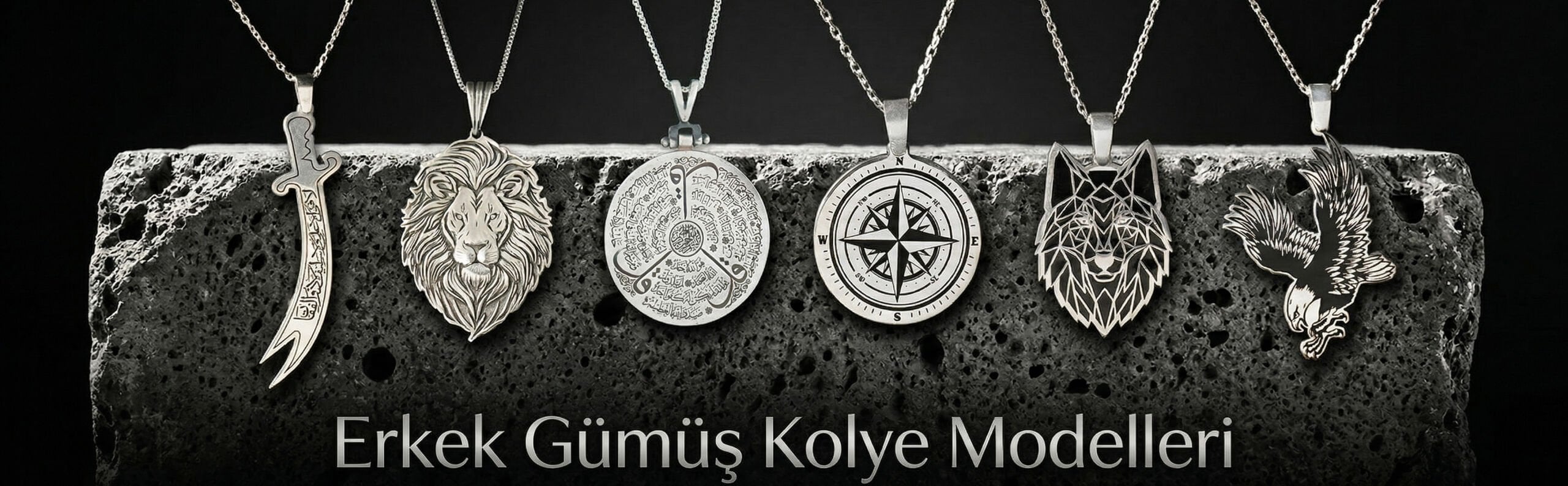 Gümüş Unisex Kolye Modelleri